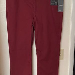 Jones NY Burgundy pants